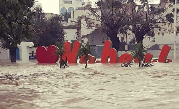 Tunisie : les inondations envahissent le Cap Bon de la Tunisie