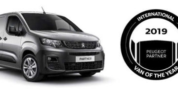 Le nouveau PEUGEOT PARTNER élu International Van Of The Year 2019