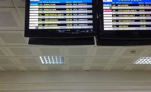 Tunisie : annulation de tous les vols à l’aéroport international de Tunis-Carthage suite à la grève générale