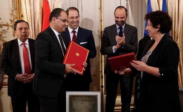 Tunisie-France : signature de cinq conventions de coopération