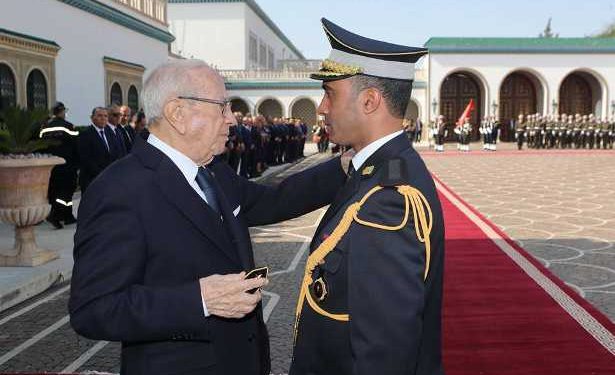 Tunisie : le chef de l’Etat préside la cérémonie de commémoration du 63ème anniversaire des forces de sécurité intérieure au palais de Carthage.
