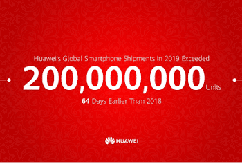 Huawei livre 200 millions de smartphones pour 2019
