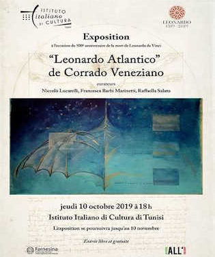 Une exposition de Corrado Veneziano pour célébrer le 500ème anniversaire de la mort du génie de Leonardo da Vinci