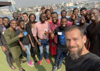 Jack Dorsey, PDG et cofondateur de Twitter, entame son voyage africain par le Nigeria