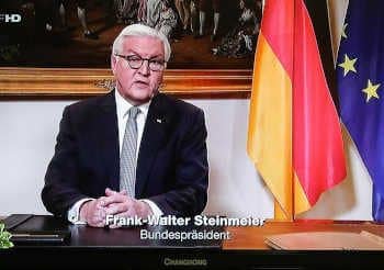 Allemagne- COVID-19 :  Le  président allemand Frank-Walter Steinmeier appelle à la solidarité au sein de l&rsquo;Europe pour lutter contre la pandémie