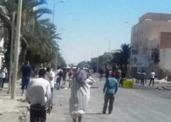 Tunisie : confrontation entre les forces de sécurité et les protestataires de Sit-In El Kamour au gouvernorat de Tataouine