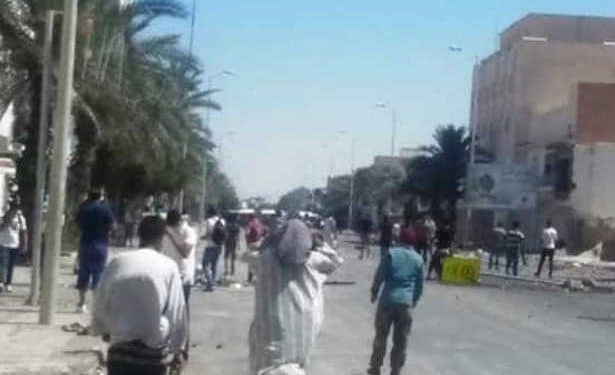 Tunisie : confrontation entre les forces de sécurité et les protestataires de Sit-In El Kamour au gouvernorat de Tataouine