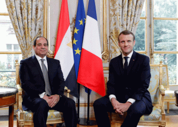 Egypte :  le président Egyptien Abdel  Fattah Al-Sissi  en visite à Paris