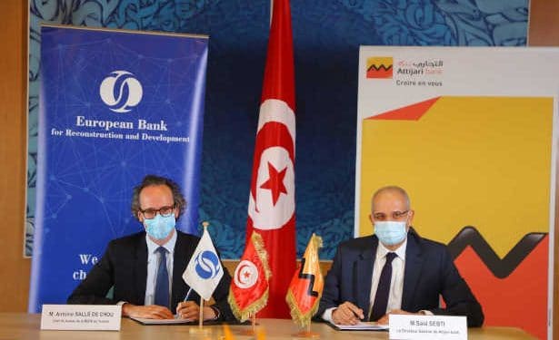 Tunisie : La BERD et Attijaribank signent un accord  d’un montant de 20 millions d’euros  portant sur  un mécanisme de partage des risques