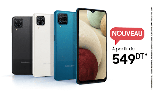Tunisie : Le  Samsung Galaxy A12 est disponible à la vente sur le marché  à partir du 3 février