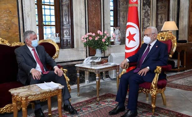 Tunisie : Entretien entre l&rsquo;ambassadeur de France, M. André Parant, et le président de l&rsquo; Assemblée des Représentants du Peuple, M. Rached Ghannouchi