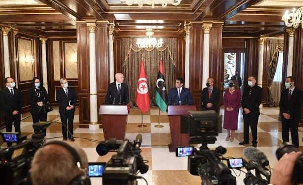 Les relations bilatérales tuniso-libyennes, centre d&rsquo;intérêt de la première visite officielle de Kais Saied à Tripoli