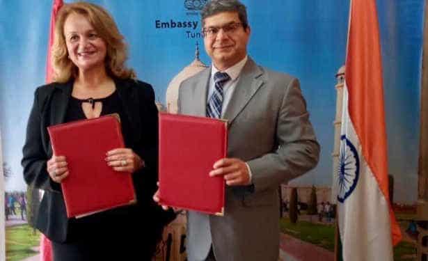 Tunisie :  signature d&rsquo;un protocole d&rsquo;accord entre l&rsquo;Ambassade de l&rsquo;Inde à Tunis et l&rsquo;Université de Jendouba pour l&rsquo;aménagement et l’embellissement du parc de l&rsquo;Université