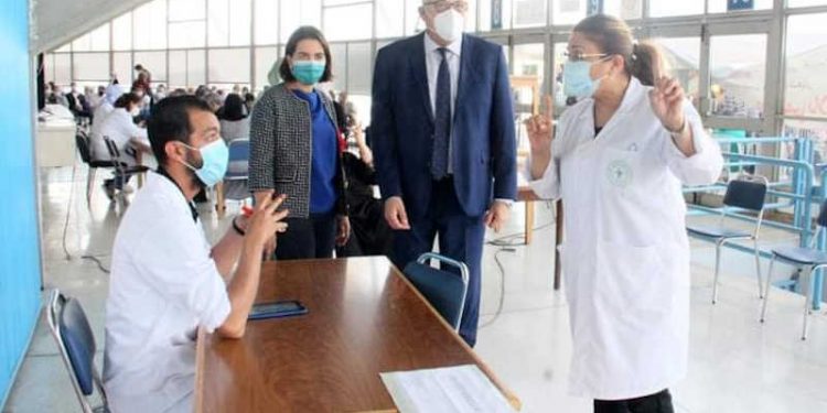 Tunisie : Visite du ministre  de la Santé  aux centres de vaccination d’El Menzah et Ariana