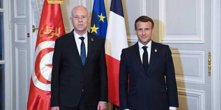 Paris : Entretien  entre le chef de l&rsquo;Etat Kais Saied et Emmanuel Macron