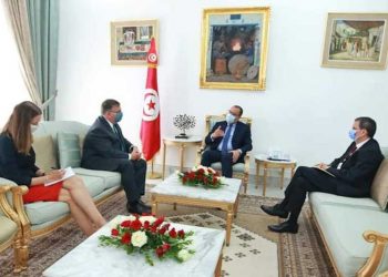 Tunisie : Rencontre du chef de gouvernement Hichem Mechichi et l&rsquo;ambassadeur des Etats-Unis  Donald Blome