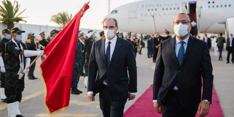 Tunisie : le chef du gouvernement Hichem Mechichi accueille le Premier ministre français, Jean Castex en visite officielle en Tunisie