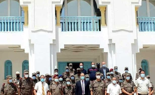 Tunisie : un groupe de cadres médicaux et paramédicaux militaires  en  renfort au gouvernorat de Tataouine