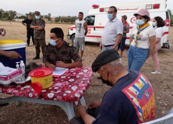 Tunisie : La campagne militaire de vaccination se poursuit dans les gouvernorats de Médenine, Gabès, le Kef, Bizerte et Nabeul