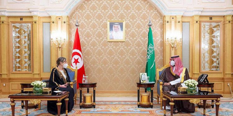 Tunisie : Rencontre du cheffe de gouvernement Najla Bouden avec  le prince héritier saoudien, Mohamed Ben Salman à Ryadh et d’autres dirigeants
