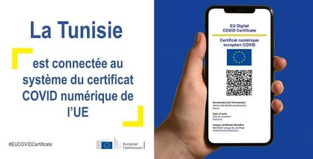 Tunisie : le pass vaccinal Tunisien est reconnu en Europe à partir de ce 22 décembre
