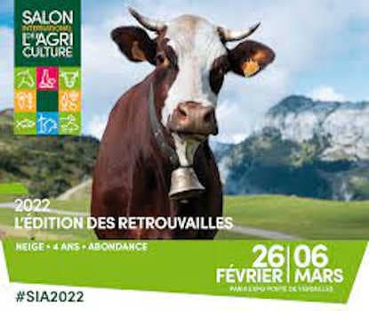 France : Maintient de l’édition 2022 du Salon international de l’agriculture, qui se déroulera du 26 février au 6 mars