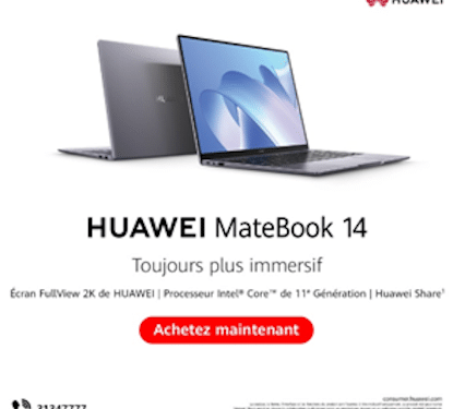 Tunisie : le dernier ordinateur portable 2K élégant et polyvalent de Huawei disponible en Tunisie