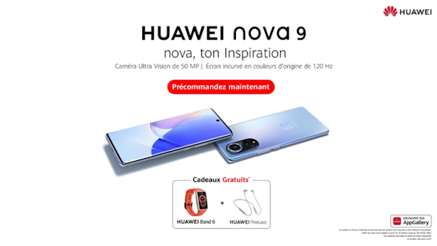 Avec le nouveau HUAWEI nova 9 et AppGallery, vous en avez encore plus à portée de main