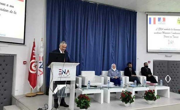 Tunisie : L’Ambassadeur de France,  André Parant en visite  à  l&rsquo;Ecole Nationale d&rsquo;Administration deTunis (ENAT)