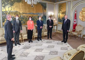 Tunisie : Le chef de l&rsquo;Etat, Kais Saied reçoit  le commissaire européen au Voisinage et à l&rsquo;Elargissement , Oliver Varhelyi