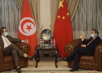 Tunisie : L&rsquo; Ambassadeur de Chine en Tunisie, ZHANG Jianguo reçoit Karim Siala, le Directeur de la chambre de commerce tunisio-chinoise