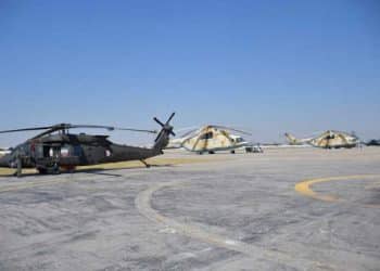 Tunisie : Un hélicoptère algérien  participe à l&rsquo;extinction de l&rsquo;incendie de mont Borj Cedria