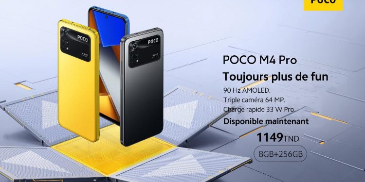 Tunisie :  La star du divertissement POCO M4 Pro est disponible  sur le marché Tunisien