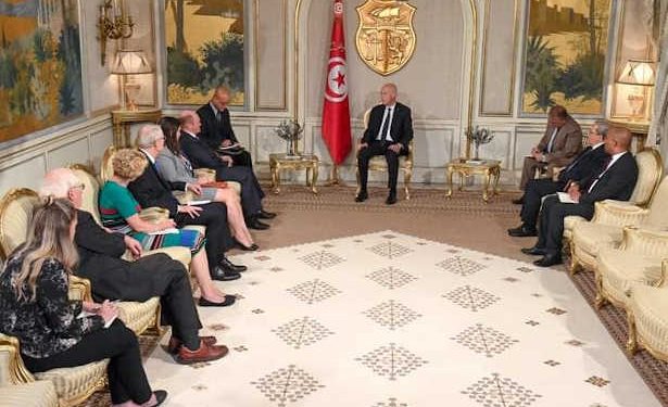 Tunisie : Le chef de l&rsquo;Etat, Kaïs Saïed reçoit une délégation du Congrès américain
