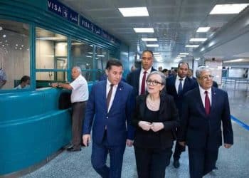 Tunisie : La cheffe du gouvernement Najla Bouden  effectue une visite d&rsquo;inspection à l&rsquo;aéroport international de Tunis-Carthage