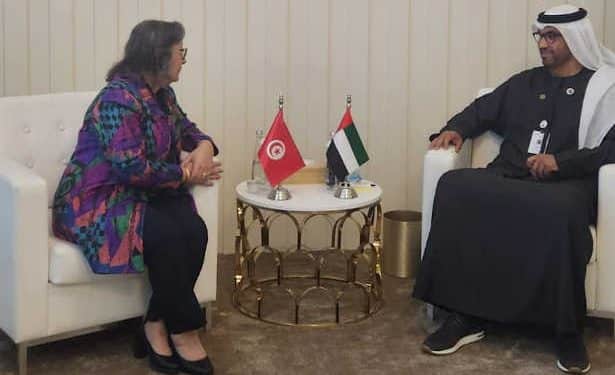 Abu Dhabi-Tunisie :La ministre de l’indutsrie, Neila Nouira Gongi rencontre le ministre d’ Émirats arabes unis de l&rsquo;industrie et de la technologie