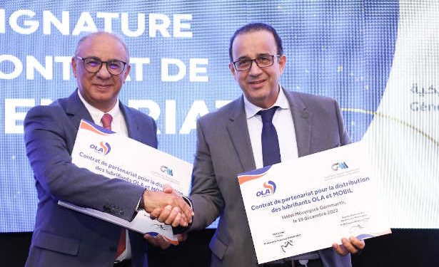 Tunisie : OLA Energy Tunisie et GAM Tunisie signent un contrat de partenariat pour la distribution des lubrifiants au Grand Tunis, Bizerte et Nord-Ouest