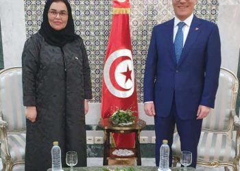 Tunisie : L&rsquo;ambassadeur des Émirats arabes unis, Imen Sellami reçue par le ministre des affaires étrangères
