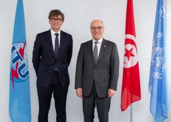 Tunisie : Rencontre du ministre des affaires étrangères, Nabil Ammar avec Mr Tomas Lamanauskas, Secrétaire général adjoint de l&rsquo;Union Internationale des Télécommunications (UIT)