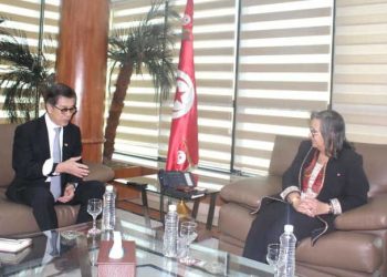 Tunisie : La ministre de l’industrie , Neila Nouira Gongi  reçoit l&rsquo;ambassadeur de Singapour en Tunisie
