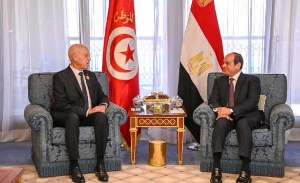 Tunisie : Kaïs Saïed s&rsquo;entretient  avec le président  égyptien à Djeddah