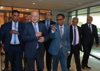 Tunisie-ASBU : Le Secrétaire général de la Ligue des États arabes, Ahmed Abou el-Gheit, en visite au foire technologique et marché des logiciels à la cité de culture de Tunis (en photos)