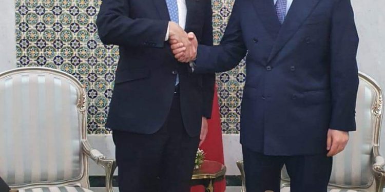 Tunisie :Le Ministre des Affaires Étrangères, de la Migration et des Tunisiens à l’Étranger  reçoit Kenji YAMADA, Ministre d’État japonais aux Affaires Étrangères