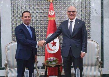 Tunisie : Le Ministre des Affaires Etrangères reçoit Maher Tarwaneh, Ambassadeur du Royaume Hachémite de Jordanie dans le cadre d&rsquo;une visite d’adieu à l&rsquo;occasion de la fin de sa mission en Tunisie.