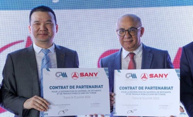 Tunisie : GAM Tunisie annonce le lancement de la marque chinoise SANY d’engins de chantier en Tunisie