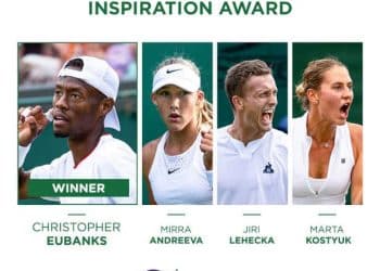 Christopher Eubanks est nommé lauréat du prix OPPO Breakthrough Inspiration à Wimbledon 2023