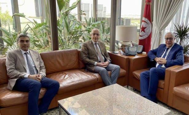 Tunisie : Le gouverneur de la BCT, Marouane Abassi reçoit son homologue libyen et son adjoint