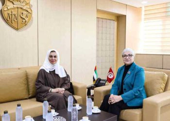 Tunisie : La ministre de la Justice reçoit l’ambassadeur des Émirats arabes unis en Tunisie, Dr.Imen Ahmed Sellami et souligne la nécessité de renforcer les relations de coopération judiciaire tuniso-émiratie