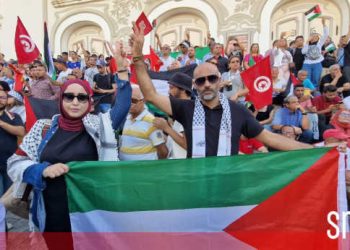 Tunisie : Le syndicat national des journalistes tunisiens participe à la marche nationale de soutien à la résistance palestinienne