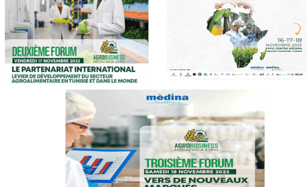 Tunisie : Organisation de trois forums économiques internationaux sur la souveraineté et la sécurité alimentaires en Afrique, le partenariat international et les nouveaux marchés de l’agroalimentaire du 16 au 18 novembre